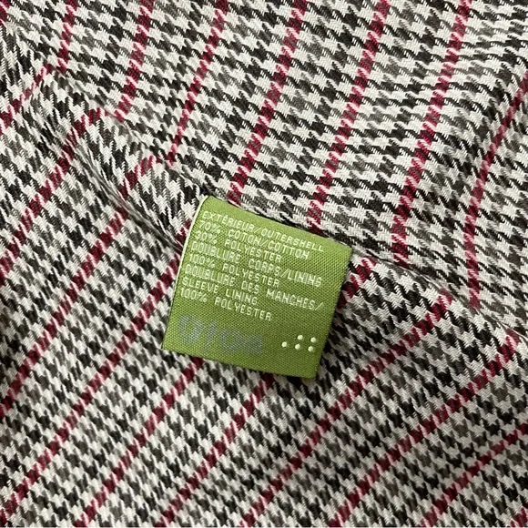 Soia & Kyo Black and Red Houndstooth Lined Coat - Picture 9 of 13